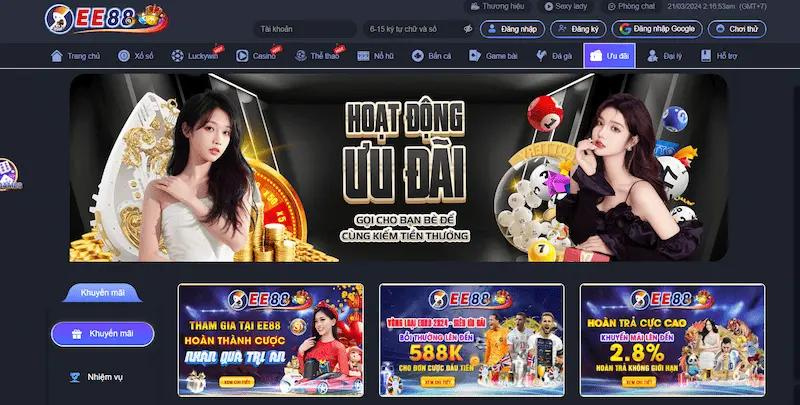 Giới thiệu về nhà cái EE88 casino